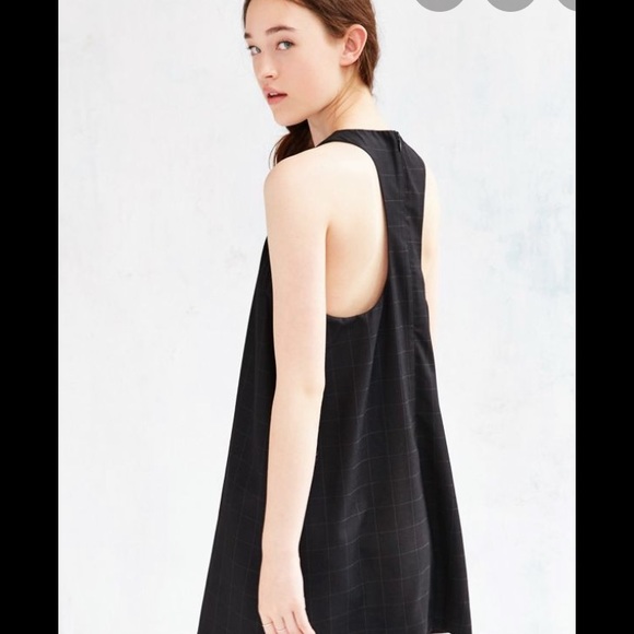UO Lucca Couture Windowpane Racerback Dress - Picture 2 of 6